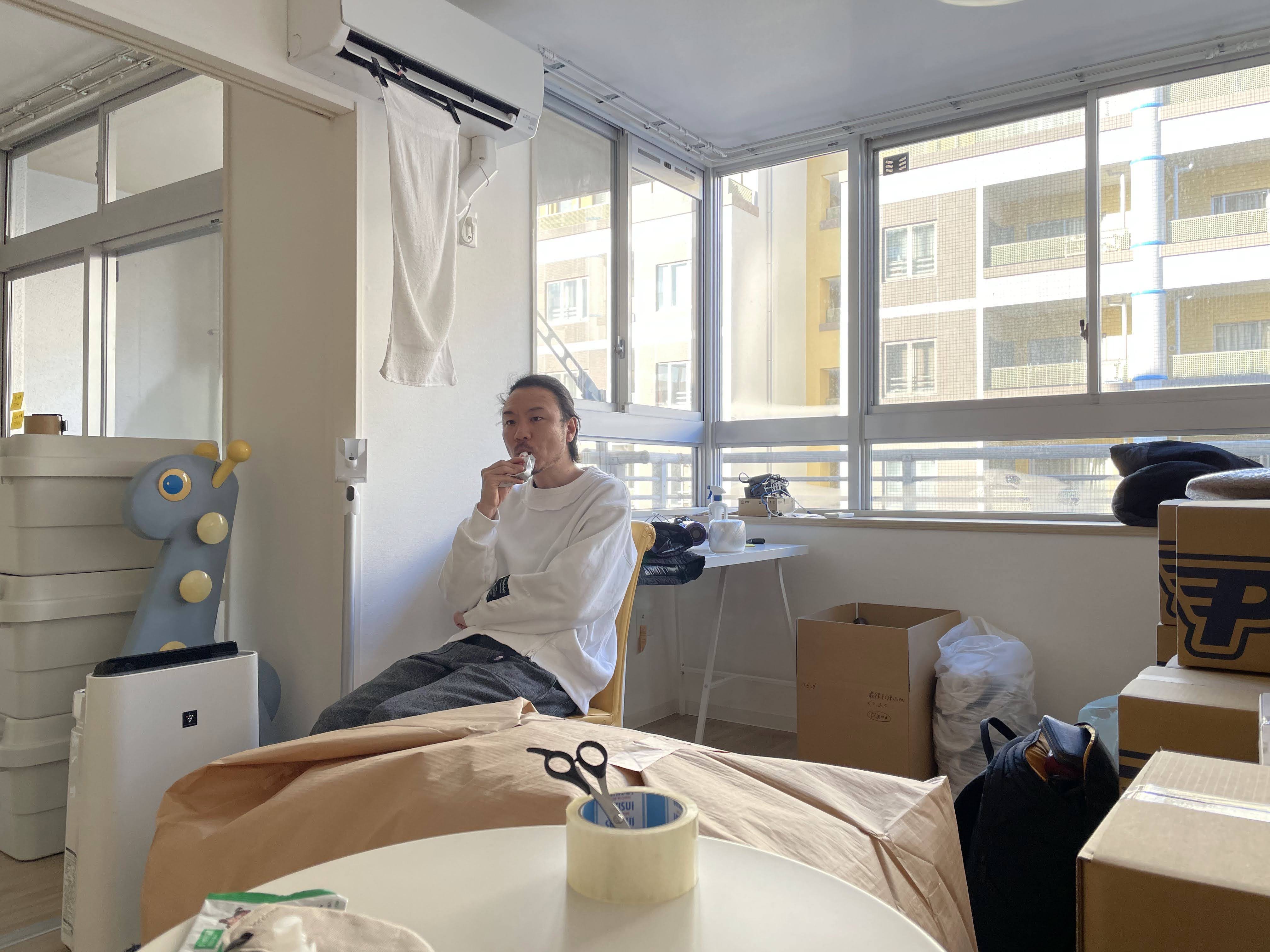 退去時の千葉の家の様子